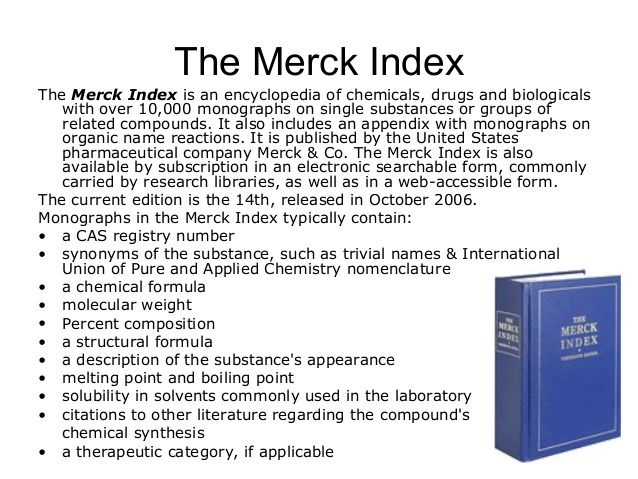 merck index 2006